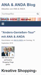 Mobile Screenshot of blog.anaundanda.de
