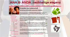 Desktop Screenshot of krawatten.anaundanda.de