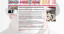 Desktop Screenshot of kurse.anaundanda.de