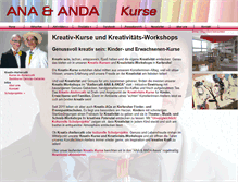 Tablet Screenshot of kurse.anaundanda.de