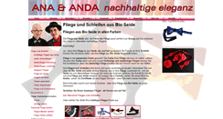 Desktop Screenshot of fliegen.anaundanda.de