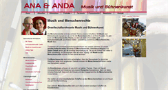 Desktop Screenshot of konzert.anaundanda.de